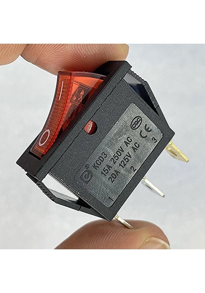 Ic-113 Dar Işıklı Anahtar On-off 3p