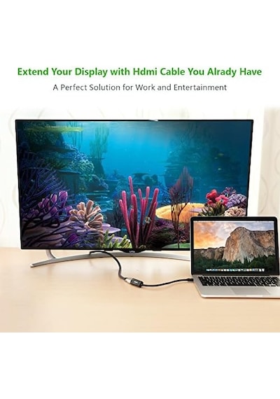 Mini Displayport Hdmı Dönüştürücü Adaptör Siyah