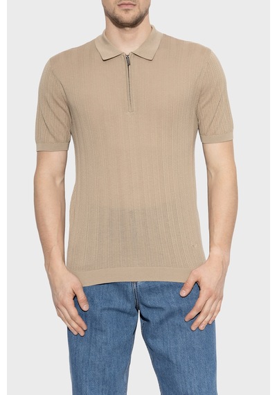 Emporio Armani Erkek Polo Yaka Kazak Em004305 Af23761 U1145 Bej