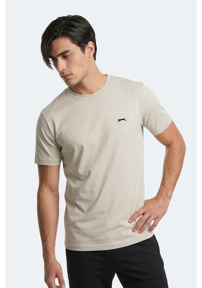 Slazenger Rosalva T Erkek Pamuklu Açık Gri Tişört
