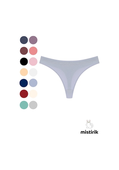 Mistirik Paulo Model Fitilli Esnek Kumaş String Tanga Lila Renk Lila