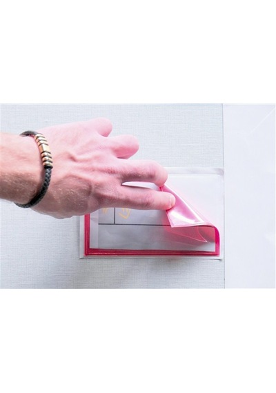 A6 Kanban Cebi - Pvc Ceplik Beyaz