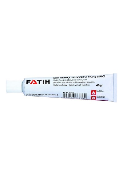 Sıvı Yapıştırıcı 40 Gr Tüp Fatih Çok Amaçlı Kuvvetli Yapıştırıcı
