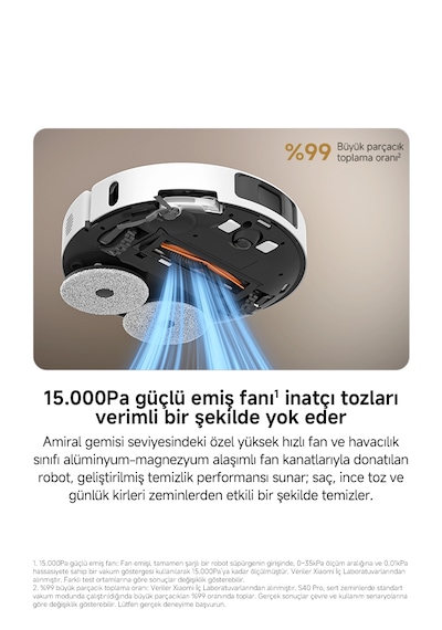 Xiaomi Robot Vacuum S40 Pro 15.000 Pa Robot Süpürge