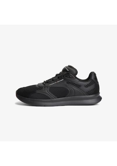 Tommy Hilfiger Lightweight Runner Monocolor Erkek Siyah Spor Ayakkabı Fm0fm05928 2800282