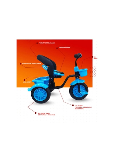 Rival RV503 Volt 3 Tekerlekli Bisiklet