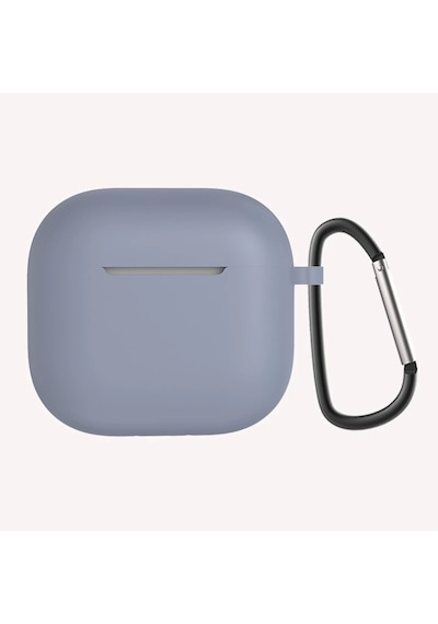 Apple Uyumlu AirPods 4 Kılıfı Silikon Kılıf Şarj Bölümü Tıpalı Soft Yumuşak Kablosuz Şarj Destekli K Pembe