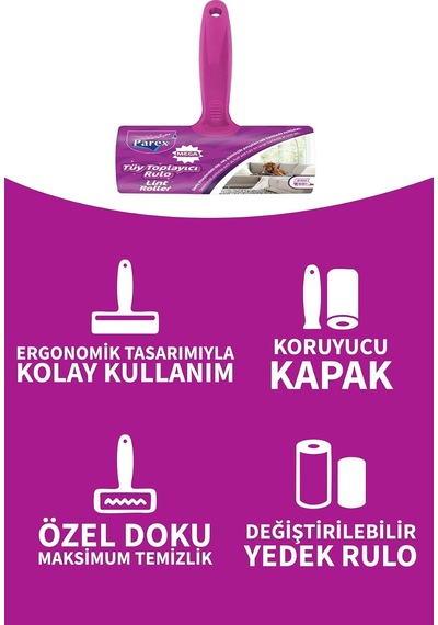 Mega Tüy Toplayıcı Rulo 60 Lı X 2 Adet