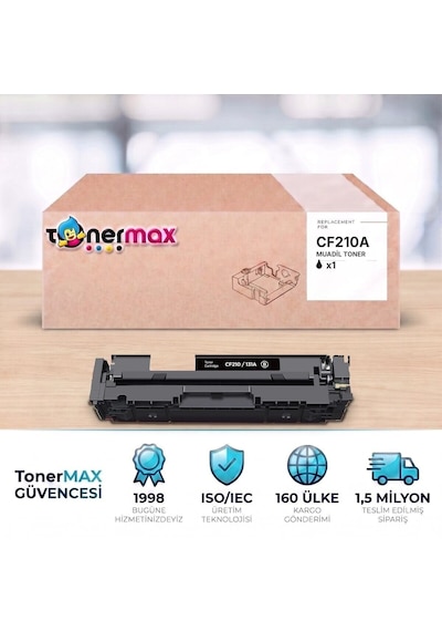 Hp Laserjet Pro 200 Color M251nw Muadil Toner Çipli Cf210a Siyah