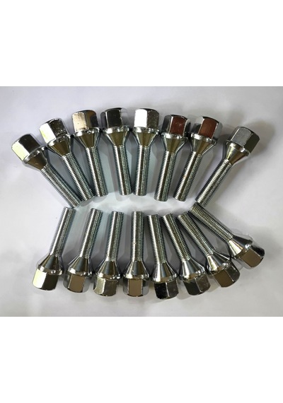 Bijon Takımı Krom Kaplı M12x1.25 - Aa 19mm Diş/boy 39/68mm, 16 Ad