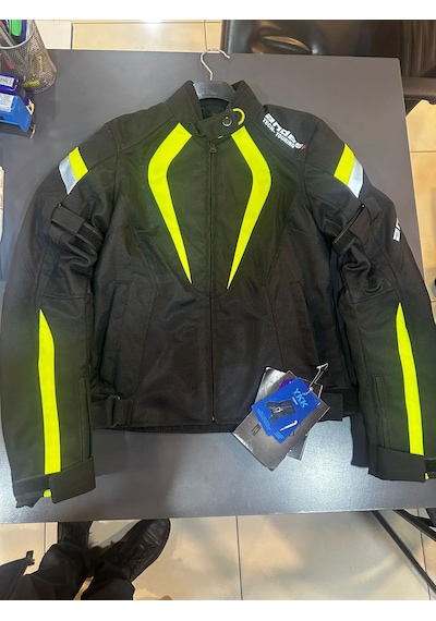 Andes Tech-touring Yazlık Fileli Motosiklet Montu Siyah/fosforlu Sarı