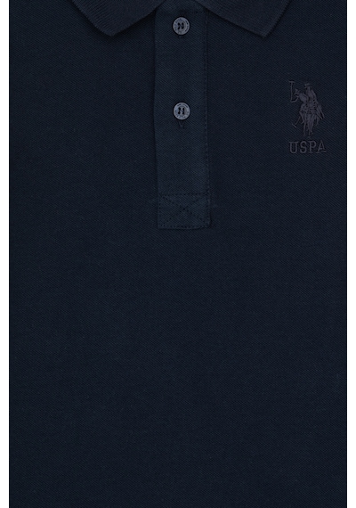 U.S. Polo Assn. Erkek Çocuk Lacivert Basic Polo Yaka Sweatshirt 50307821-VR033