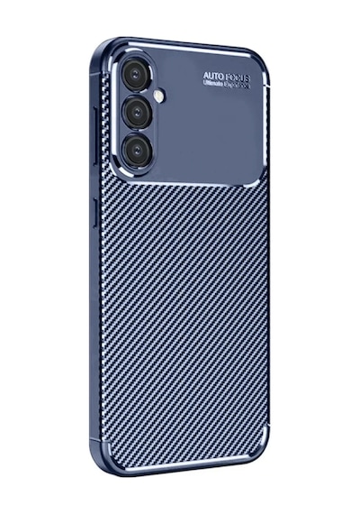 Newface Samsung Galaxy A16 5g Kılıf Auto Focus Karbon Kapak - Lacivert