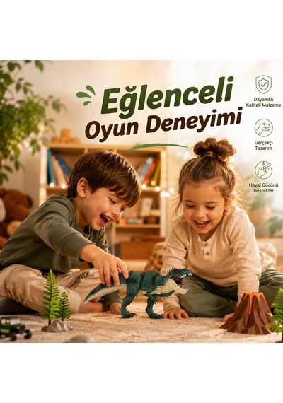 32 Cm Ağzı Oynayan Dinozor Oyuncak, Hareketli Ağızlı Dinozor Figürü, Çocuklar İçin Gerçekçi Görünümlü Hayvan Figür Oyuncağı Tq680-23