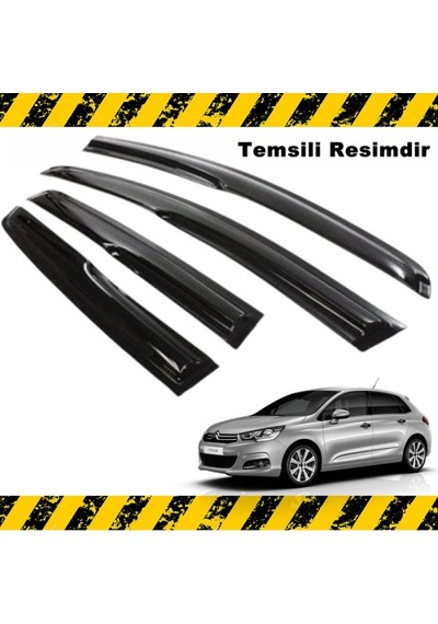 Citroen C4 Mügen Cam Rüzgarlığı Hb 2012-2020 Arası 4 Lü Set N11.33710