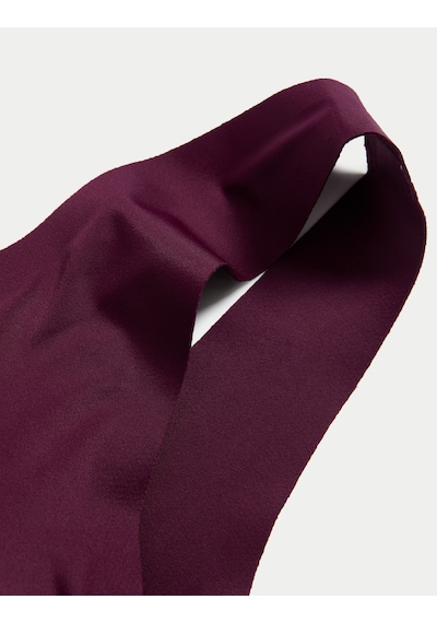Marks & Spencer Flexifit Balensiz Crop Top Sütyen Bordo