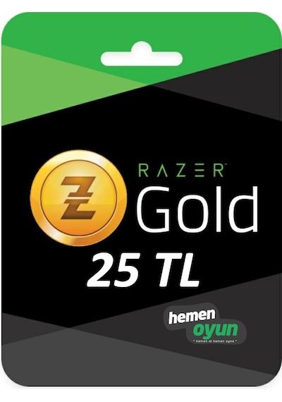 25 TL Razer Gold 25 TL Razer Gold E-Pin