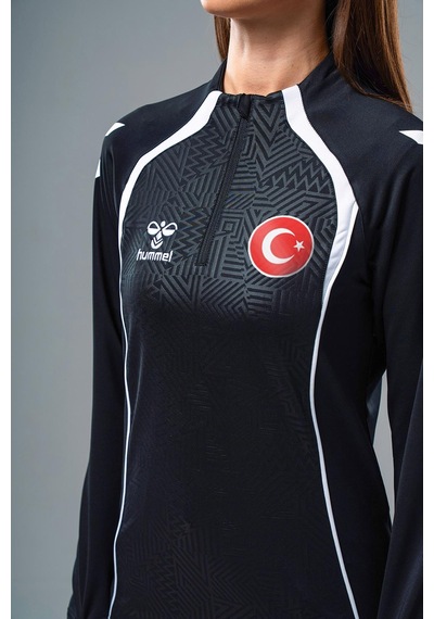Hummel Target Milli Takım Antrenman Eşofman Üstü Siyah