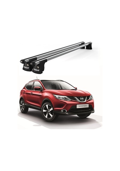 Trio-ı Missan Qashqai +2 2008-2013 Uyumlu Kilitli Ara Atkı 135cm Port Bagaj Tavan Barı