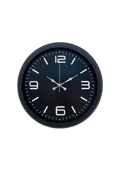 Zentime Black Royal Tasarım 40 Cm Metal Duvar Saati Çok Renkli