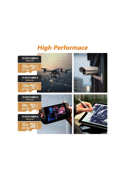 Yüksek Hızlı Performanslı Micro Sd Kartlar 32 Gb 90 Mb/s Okuma, 25 Mb/s Yazma Dslr, Drone, Ac
