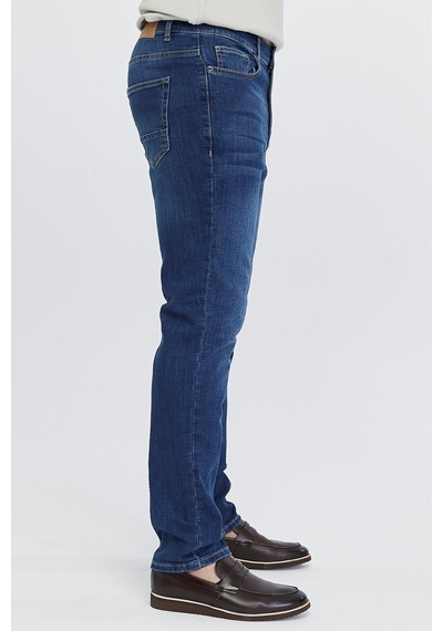 Regular Fit Jean Martin Yüksek Bel Standart Kesim Esnek Kot Pantolon C336 001