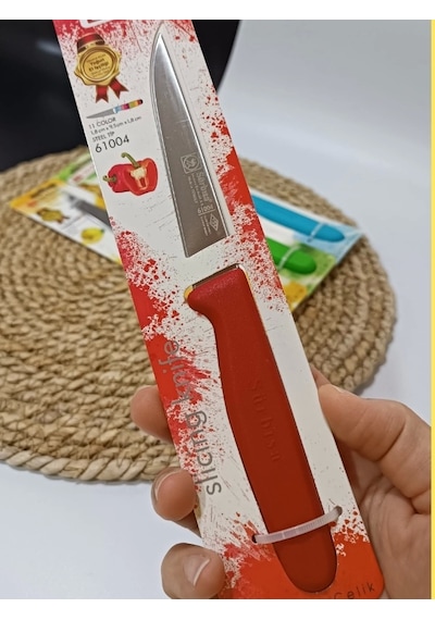 Sürmene 61004 4lü Mutfak Bıçağı 9,50 Cm Çok Renkli