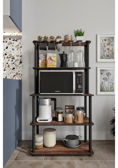 Dekoratif Masivo Mıkrodalga Esspresso 4 Katlı 33 Cmx68 Cm Dikdörtgen Çok Amaçlı Raf Madran Ceviz Ceviz Dekoratif Masivo Mıkrodalga Esspresso 4 Katlı 33 Cmx68 Cm Dikdörtgen Çok Amaçlı Raf Madran Ceviz Ceviz