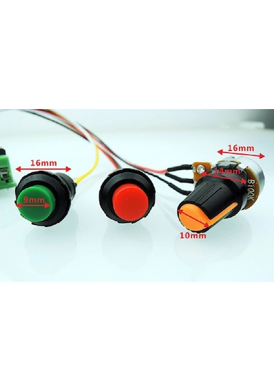 30A 24V DC Motor Pwm Hız Kontrol Sürücü Devresi