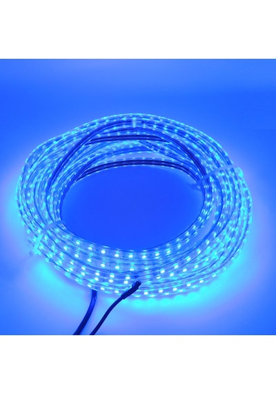 Sunlight 3 Çip Dış Mekan Şerit Led Işık Hortum 220V Fişli 6 Renk