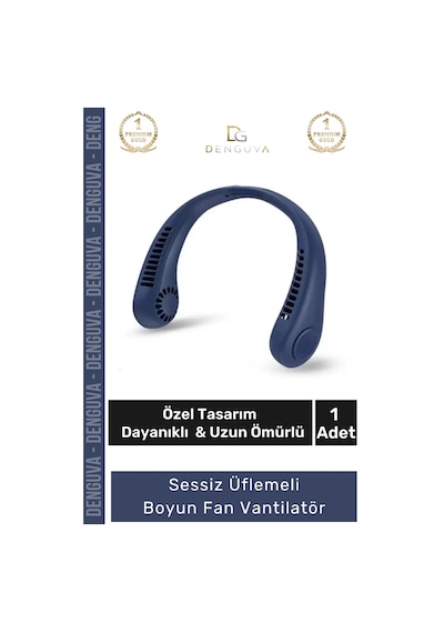 Boyunfanı Şarjlı Taşınabilir Mini Usb Sessiz Fan Güçlü Motorlu Giyilebilir Şık Üflemeli Boyun Vantil