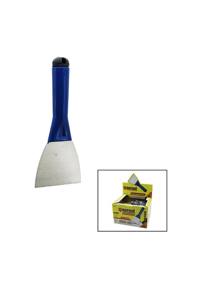 Metal Kazıma Spatulası 100 Mm Kapaklı Plastik Saplı No:10