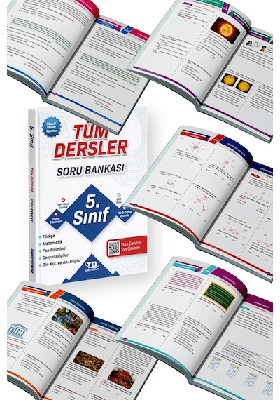 5. Sınıf Tüm Dersler Soru Bankası Tek Kitap - Meb Maarif Modele Uygun