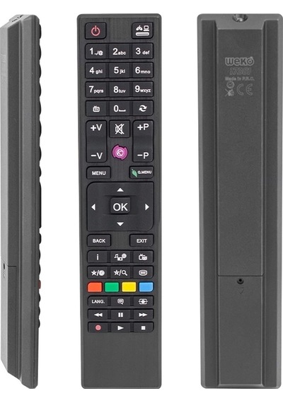 Kl Vestel Uyumlu-seg-regal Kare Göbek Mor Tuşlu Lcd Led Tv Kumanda