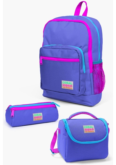 Coral High Kids Lavanta 3 Lü Okul Çanta Seti Set0123703