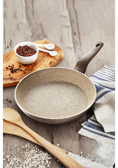 DİEZ 24 cm Granit Tava Kahverengi