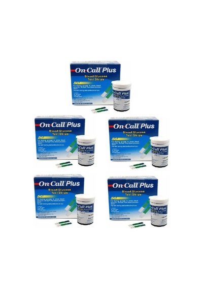 On Call Plus Ölçüm Stribi X 5 Kutu 250 Ölçüm