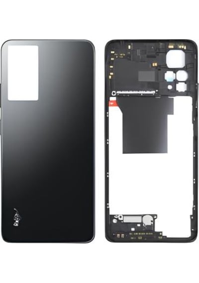 Xiaomi Redmi Note 12 Pro -4g- Full Kasa Arka Kapak Takım Siyah