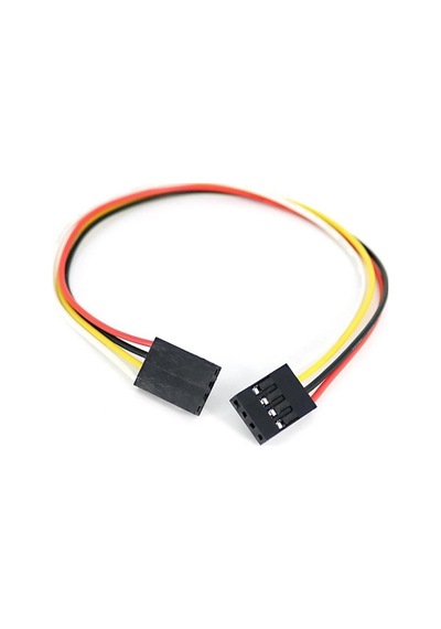 4 Pin 0,25mm Kablolu Dupont Kablo 30cm - Çift Taraflı
