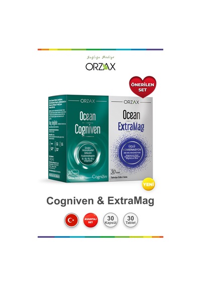 Cogniven İçeren 30 Kapsül & Ocean Extramag 30 Tablet