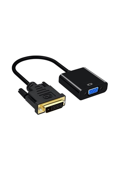 Pm-18636 Dvı-d 24+1 Erkek To Vga Dişi Çevirici Adaptör Kablo Beyaz - Çok Renkli