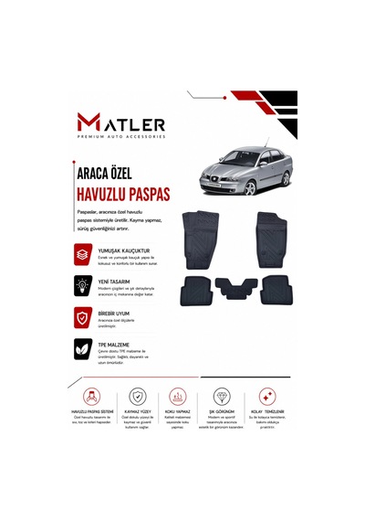 Seat Cordoba 2007 Model 4d Ekstra Havuzlu Paspas
