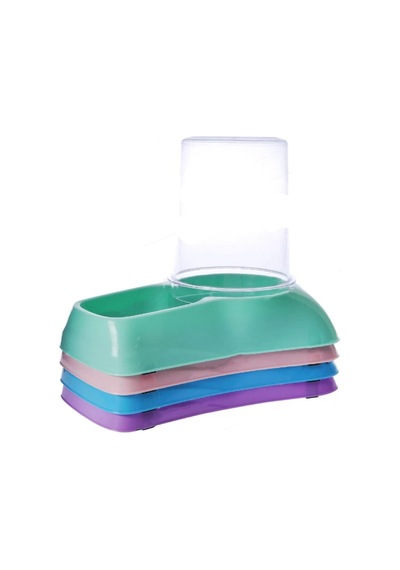 1 Adet Hazneli Mama Ve Su Kabı 1.75 L Plastik