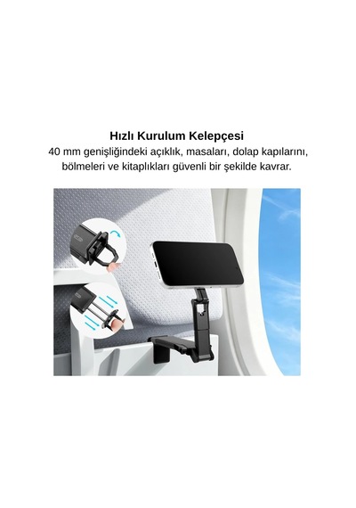 K&f Concept Magsafe  Alüminyum Telefon Standı, Tripod Ve Selfie Stick Çok Fonksiyonlu 4'ü 1 Arada