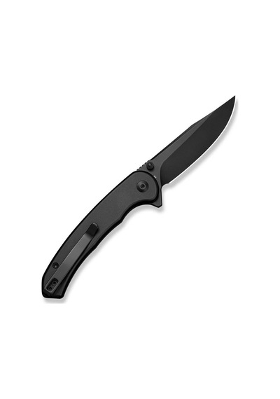 Sencut Ingot Black Aluminum Handle Black D2 Blade Blade Çakı Siyah