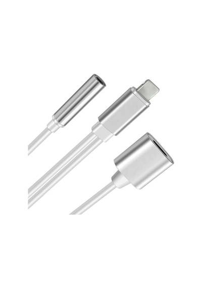 Codegen Apple Uyumlu iPhone  Lightning + 3.5mm Stereo Dönüştürücü Çoklayıcı Adaptör Cdg-cnv51