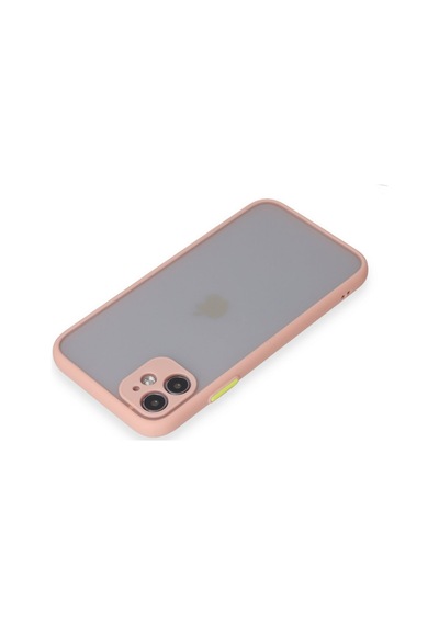 Apple iPhone Uyumlu 11 Kılıf Montreal Silikon Kapak - Pembe Bzsxx00 1