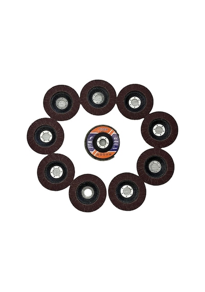 Titex 115mm Flap Zımpara 100 Kum 10 Adet