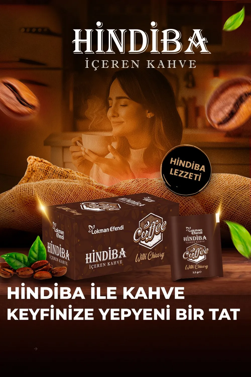 Vhp Hindiba Kahvesi 30 Adet Şase Bitkisel Çözünebilir Kahve 105 Gr. Çözünebilir