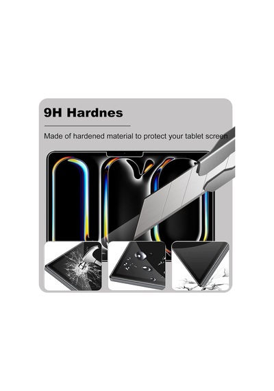 Ekran Koruyucu İpad Pro 11 İnç M4 2024 , 2 Paket Hd Şeffaf Çizilmeye Dayanıklı Temperli Cam 9h Sertlik Dokunmaya Duyarlı Anti-parmak İzi Anti-yağ Koruyucu Ekran Koruyucu Film